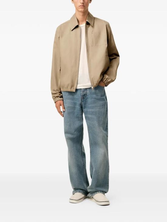 26SS 아미 코튼 ADC 지퍼 자켓 HJK884 CO0132 A036 Beige - AMI