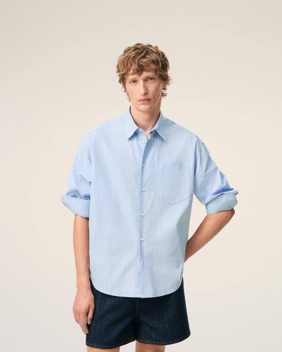 26SS 아미 긴팔 셔츠 USH766 CO0219 4844 Cachemire - AMI