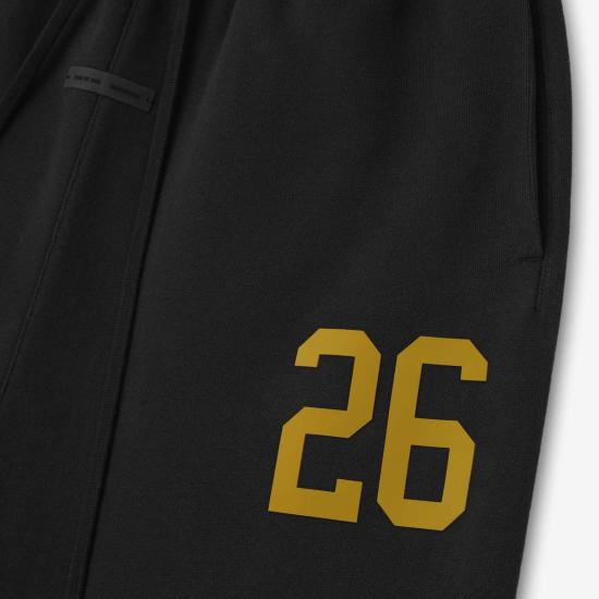  피어오브갓 트레이닝/조거 팬츠 피어 오브 갓 에센셜 라운지 스웨트팬츠 빈티지 블랙 - FEAR OF GOD