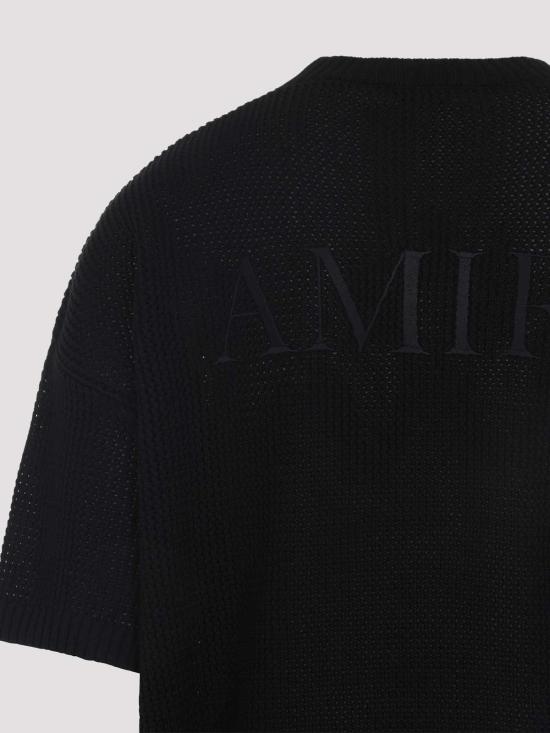 27SS 아미리 반팔 티셔츠 AMKNTE1052 Black - AMIRI