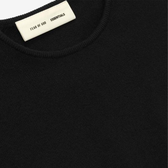  피어오브갓 긴팔 티셔츠 피어 오브 갓 립  빈티지 블랙 - FEAR OF GOD