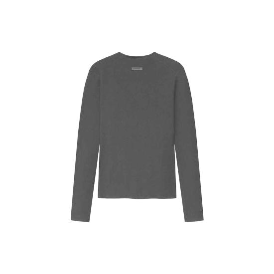  피어오브갓 긴팔 티셔츠 피어 오브 갓 립  빈티지 블랙 - FEAR OF GOD