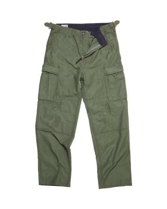  Mastercraft Union 치노 팬츠 마스터크래프트 유니온 카고 팬츠 미도리 골드 리프 리페어 - OTHER BRANDS