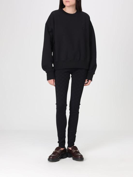 26SS 구찌 자수 코튼 저지 스웨트셔츠 837931XJHMP 1043 Black - GUCCI