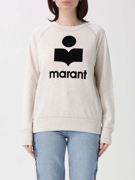 26SS 이자벨마랑에뚜왈 밀리니 코튼 스웨트셔츠 SW0160FAA1M07E 23EC Beige