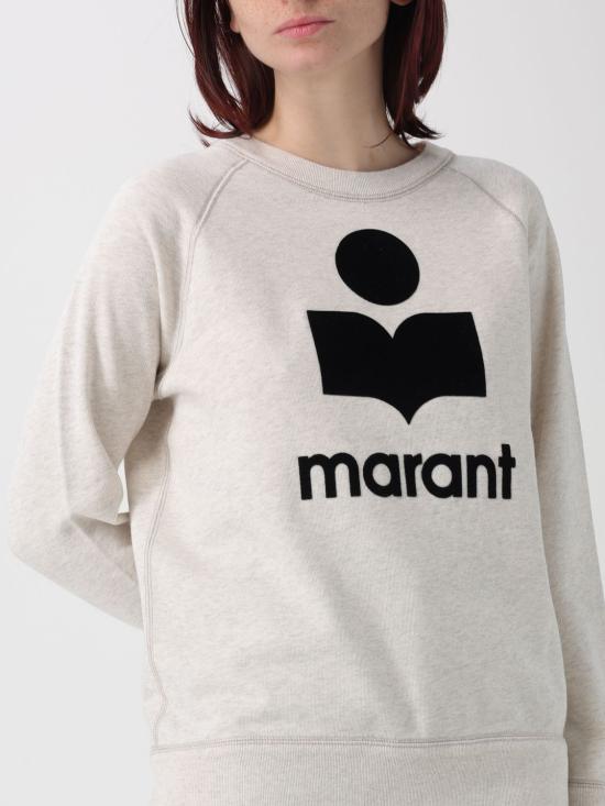 26SS 이자벨마랑에뚜왈 밀리니 코튼 스웨트셔츠 SW0160FAA1M07E 23EC Beige - ISABEL MARANT ETOILE