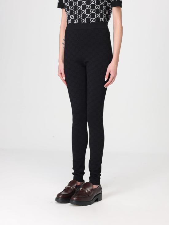 26SS 구찌 스트레이트 팬츠 852277XKFCP 1000 Black - GUCCI