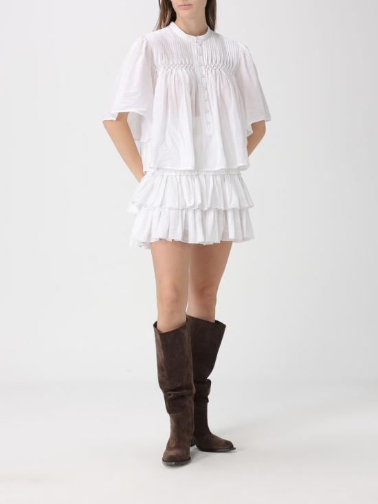 26SS 이자벨마랑에뚜왈 숏 스커트 JU0022FCB3J04E 20WH White - ISABEL MARANT ETOILE