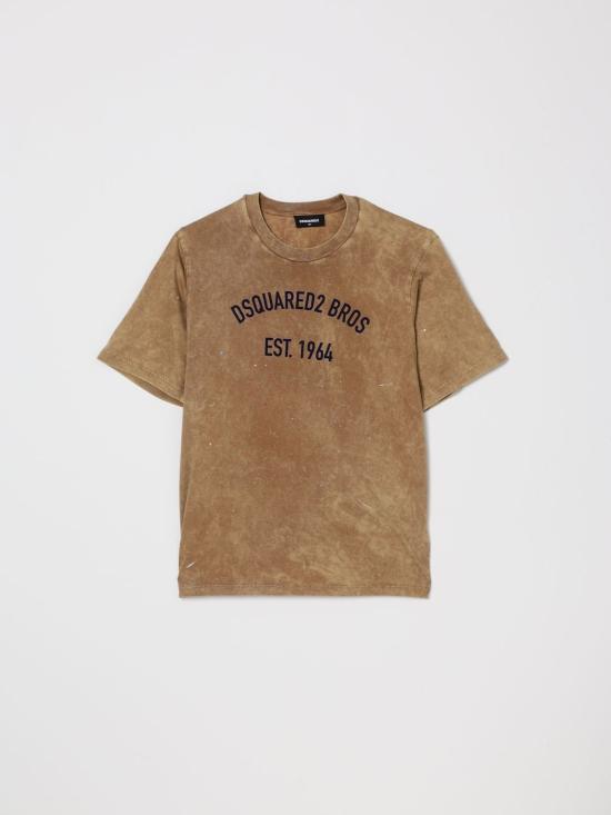 26SS [키즈] 디스퀘어드2 티셔츠 DQ3170D0AG8 DQ730 Beige