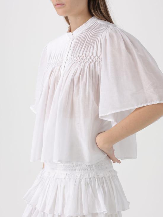 26SS 이자벨마랑에뚜왈 반팔 티셔츠 HT0456FAB3J04E 20WH White - ISABEL MARANT ETOILE