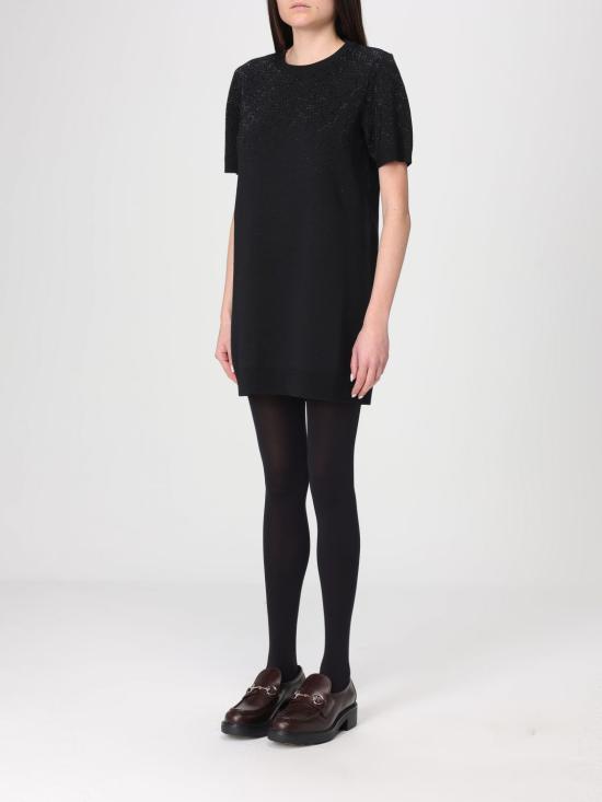 26SS 구찌 롱 원피스 852066XKFB3 1043 Black - GUCCI