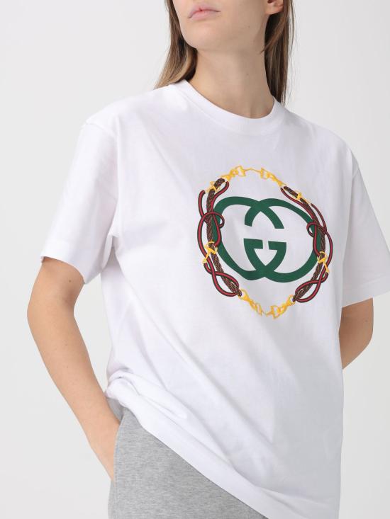 26SS 구찌 반팔 티셔츠 837959XJHMY 9081 White - GUCCI