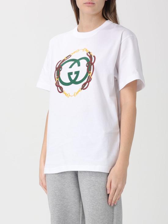 26SS 구찌 반팔 티셔츠 837959XJHMY 9081 White - GUCCI