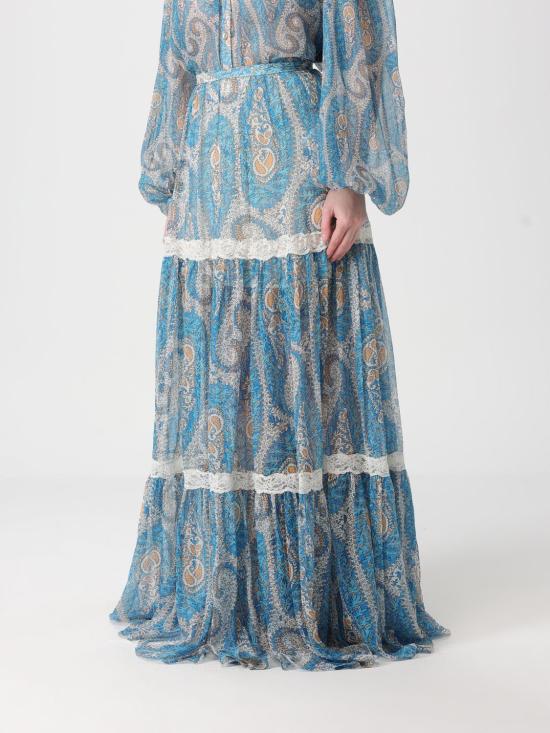 26SS 에트로 롱 스커트 WRFA018399SA1O1 X0809 Multicolor - ETRO