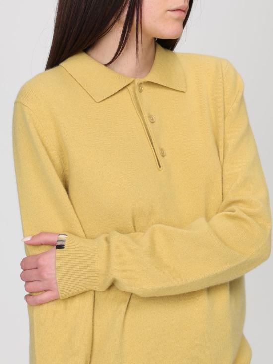 26SS 익스트림캐시미어 폴로 티셔츠 22321001TU01 CORN Yellow - EXTREME CASHMERE