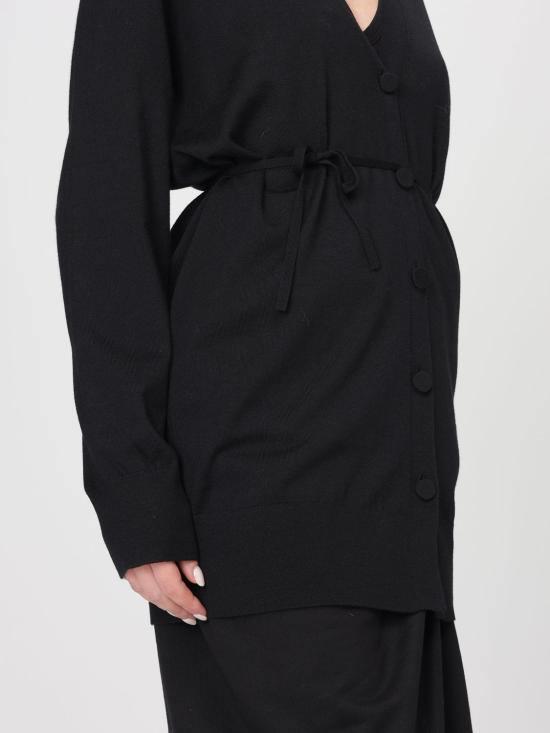 25FW 드리스 반 노튼 스웨터 0112042700 900 Black - DRIES VAN NOTEN