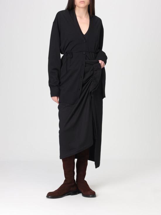 25FW 드리스 반 노튼 스웨터 0112042700 900 Black - DRIES VAN NOTEN