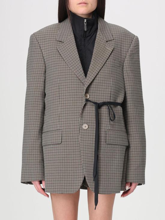 26SS 발렌시아가 자켓 857365TTO38 2866 Brown