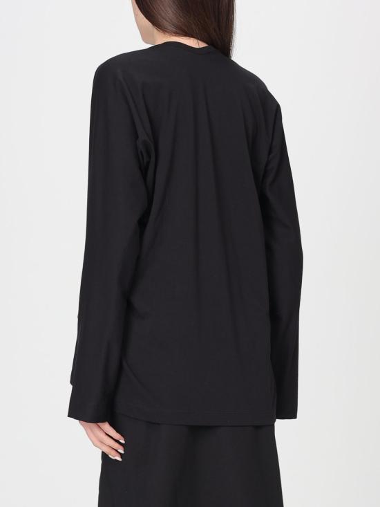 25FW 드리스 반 노튼 반팔 티셔츠 0111032600 900 Black - DRIES VAN NOTEN
