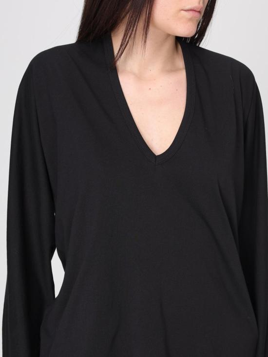 25FW 드리스 반 노튼 반팔 티셔츠 0111032600 900 Black - DRIES VAN NOTEN