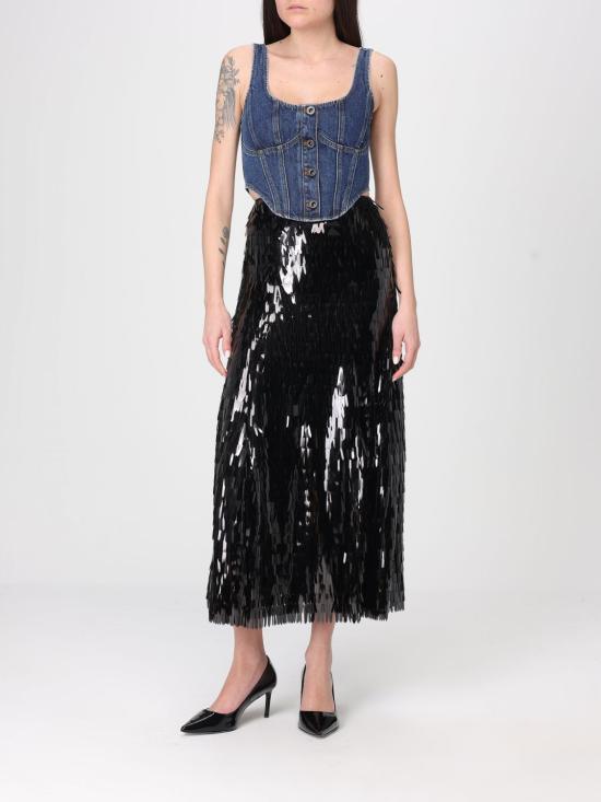 26SS 셀프 포트레이트 민소매 티셔츠 RS26819TBL Blue - SELF PORTRAIT