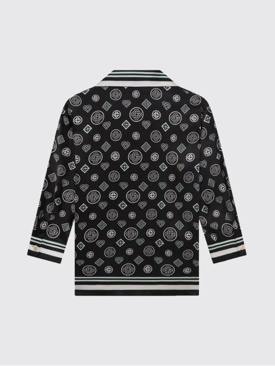 25FW 카사블랑카 셔츠 WAW25SH212 01 Black - CASABLANCA