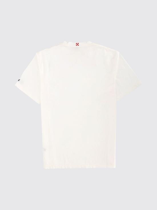 25FW 세인트바쓰 반팔 티셔츠 ARN0001 DUE PALLE 10I EMB 00137I10 White 1 - MC2 SAINT BARTH