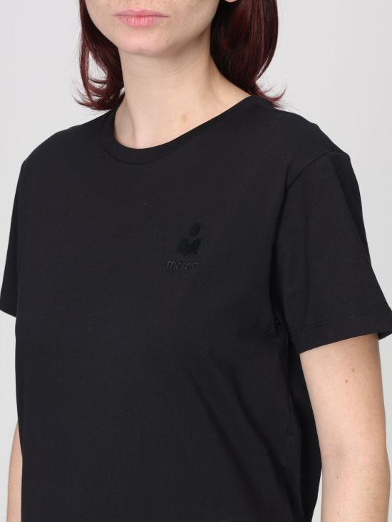 26SS 이자벨마랑에뚜왈 반팔 티셔츠 TS0070FAA1N98E 01BK Black - ISABEL MARANT ETOILE