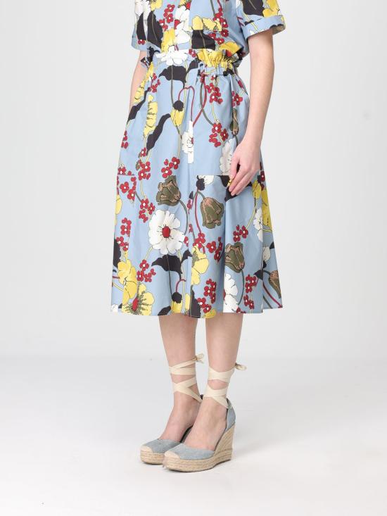 26SS 마르니 롱 스커트 GOMA0812A1UTC581 MFB31 Sky - MARNI