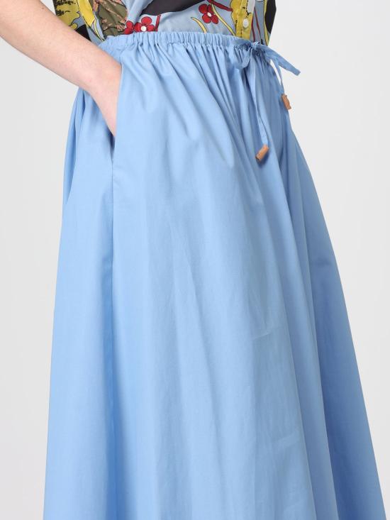 26SS 마르니 롱 스커트 GOMA0825S0UTC223 00B31 Sky - MARNI