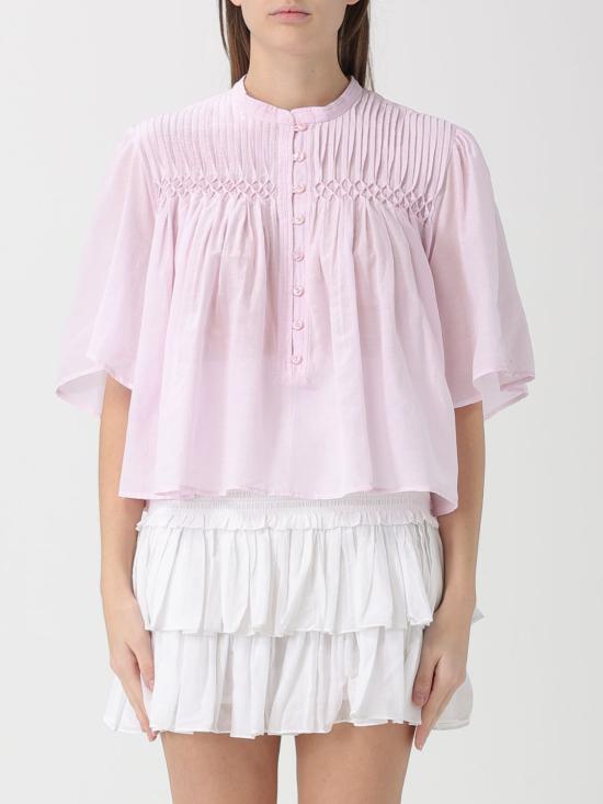 26SS 이자벨마랑에뚜왈 반팔 티셔츠 HT0456FAB3J04E 40LK Pink