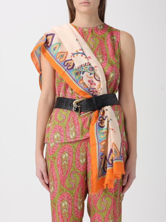 26SS 에트로 머플러/스카프 WATA0010AKD91 X0800 Yellow Cream - ETRO