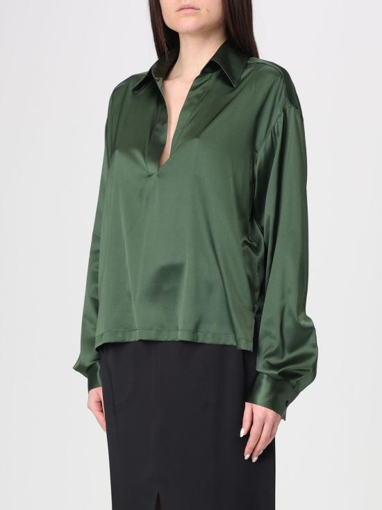 26SS 톰포드 셔츠 TS2144FAX881 GCA Moss Green - TOMFORD