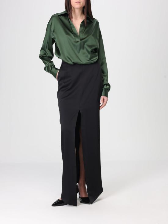26SS 톰포드 셔츠 TS2144FAX881 GCA Moss Green - TOMFORD