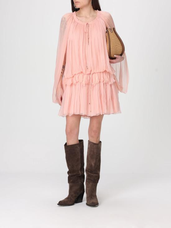 26SS 끌로에 롱 원피스 CH26SRO02001 6L6 Pink - CHLOE