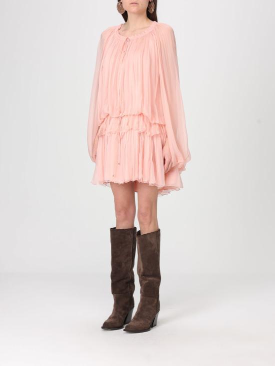 26SS 끌로에 롱 원피스 CH26SRO02001 6L6 Pink - CHLOE