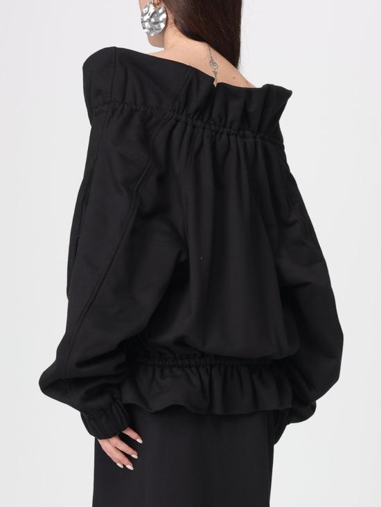 25FW 드리스 반 노튼 블라우스 0111362611 900 Black - DRIES VAN NOTEN