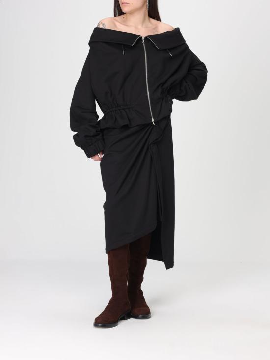 25FW 드리스 반 노튼 블라우스 0111362611 900 Black - DRIES VAN NOTEN