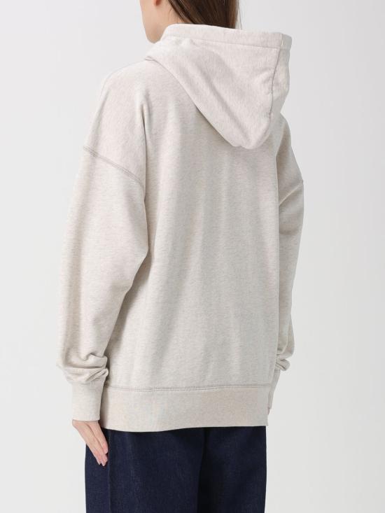 26SS 이자벨마랑에뚜왈 만셀 오버사이즈 후드 스웨트셔츠 SW0001FAA1M07E ECBW Beige - ISABEL MARANT ETOILE