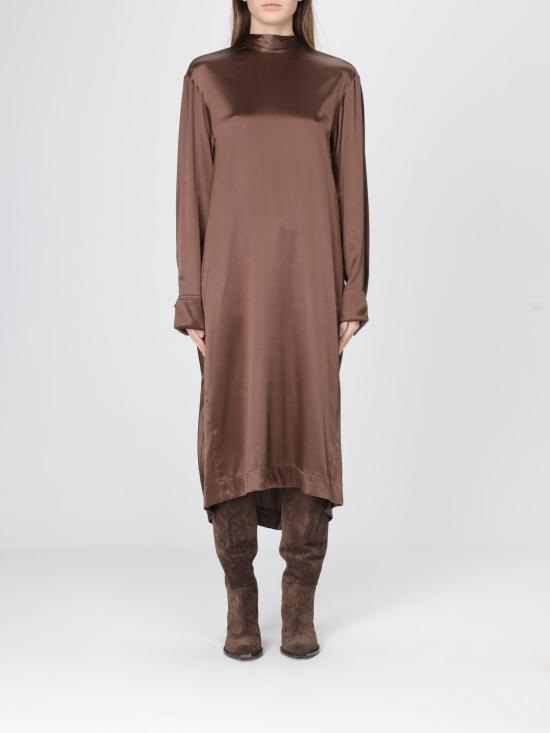 25FW 드리스 반 노튼 롱 원피스 0110742032 703 Brown