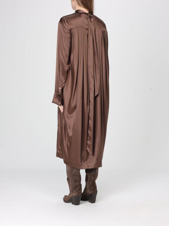 25FW 드리스 반 노튼 롱 원피스 0110742032 703 Brown - DRIES VAN NOTEN