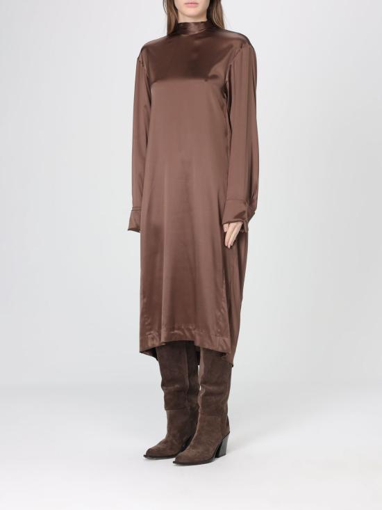 25FW 드리스 반 노튼 롱 원피스 0110742032 703 Brown - DRIES VAN NOTEN