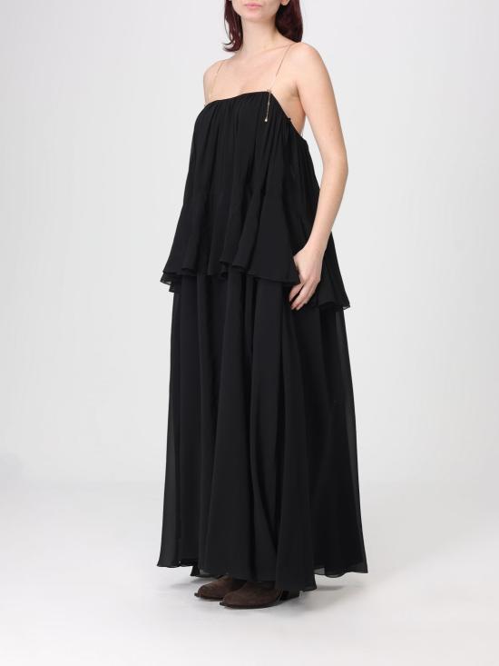 26SS 끌로에 롱 원피스 CH26SRO03002 001 Black - CHLOE