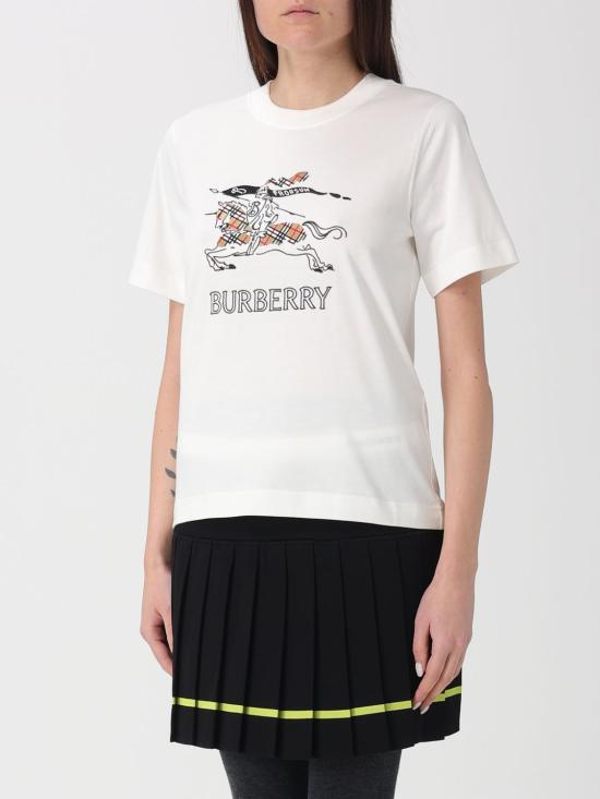 26SS 버버리 EKD 스케치 코튼 티셔츠 8121038 White - BURBERRY