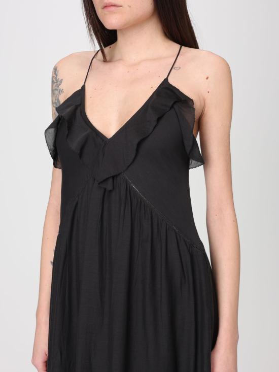 26SS 이자벨마랑에뚜왈 롱 원피스 RO1003FBB3J04E 01BK Black - ISABEL MARANT ETOILE