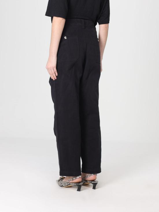 26SS 이자벨마랑에뚜왈 스트레이트 팬츠 PA0674FAD1E01E 02FK Black - ISABEL MARANT ETOILE