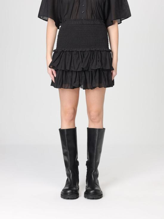 26SS 이자벨마랑에뚜왈 숏 스커트 HT0456FAB3J04E 01BK Black