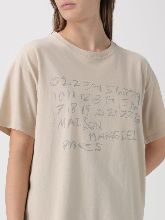 26SS 마르지엘라 뉴메리컬 코튼 티셔츠 S51GC0544S24575 119 Rope - MAISON MARGIELA