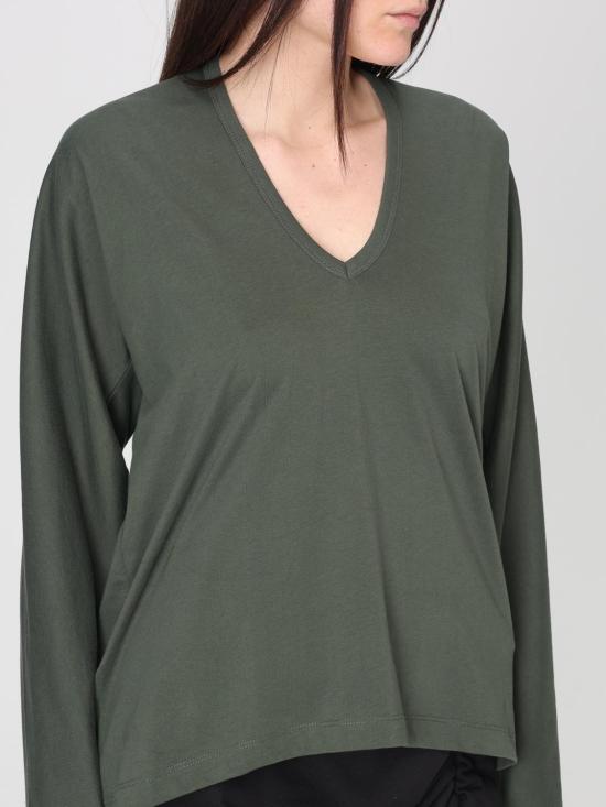 25FW 드리스 반 노튼 반팔 티셔츠 0111032600 613 Green - DRIES VAN NOTEN