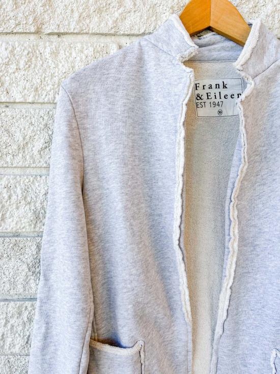  프랭크 앤 에일린 수트 자켓 프랭크 & 아일린 더블린 니트 블레이저 그레이 멜란지 - FRANK & EILEEN